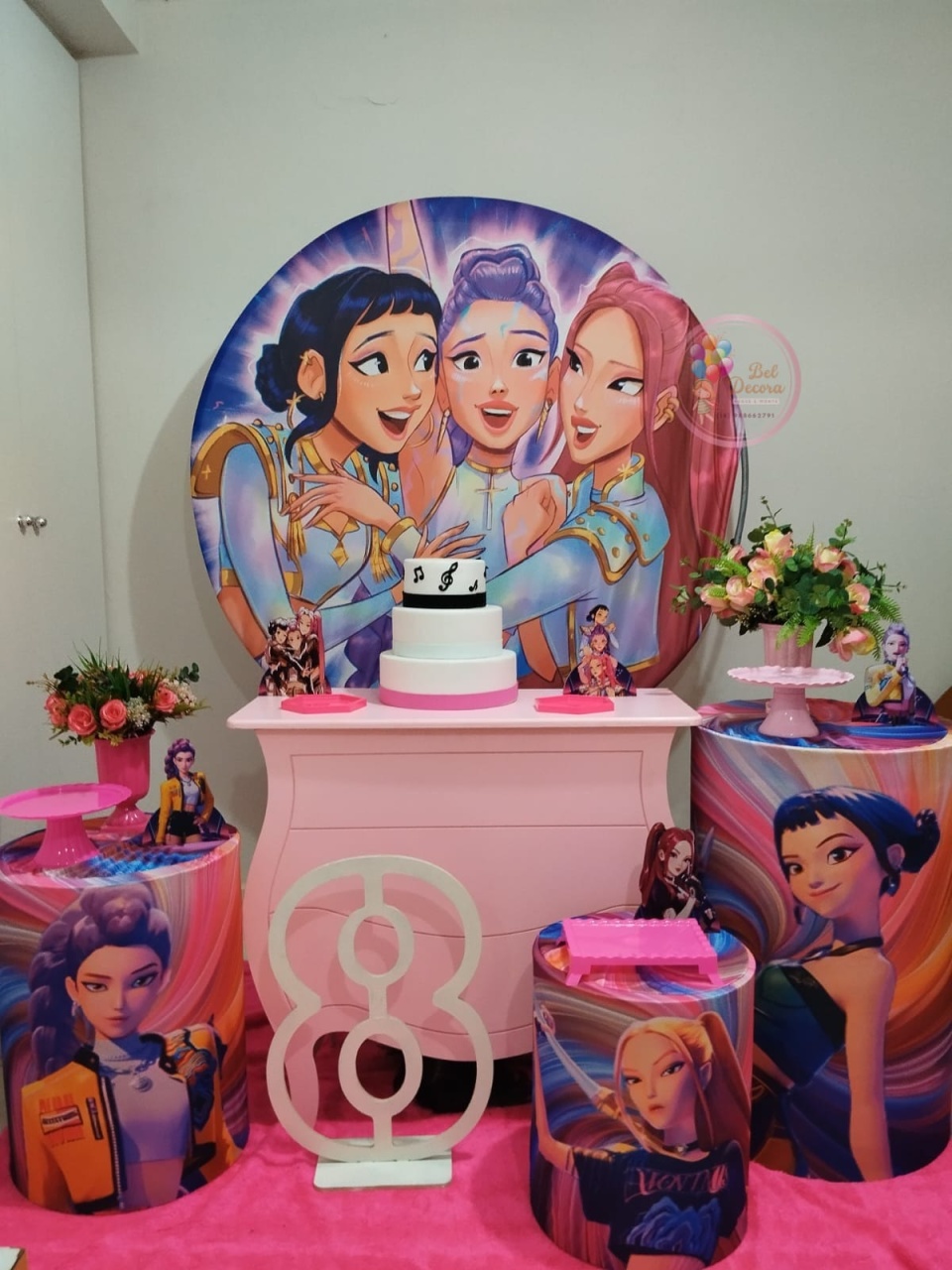 Guerreiras Do Kpop Pop Kit Prata - Bel Decora Pegue e Monte