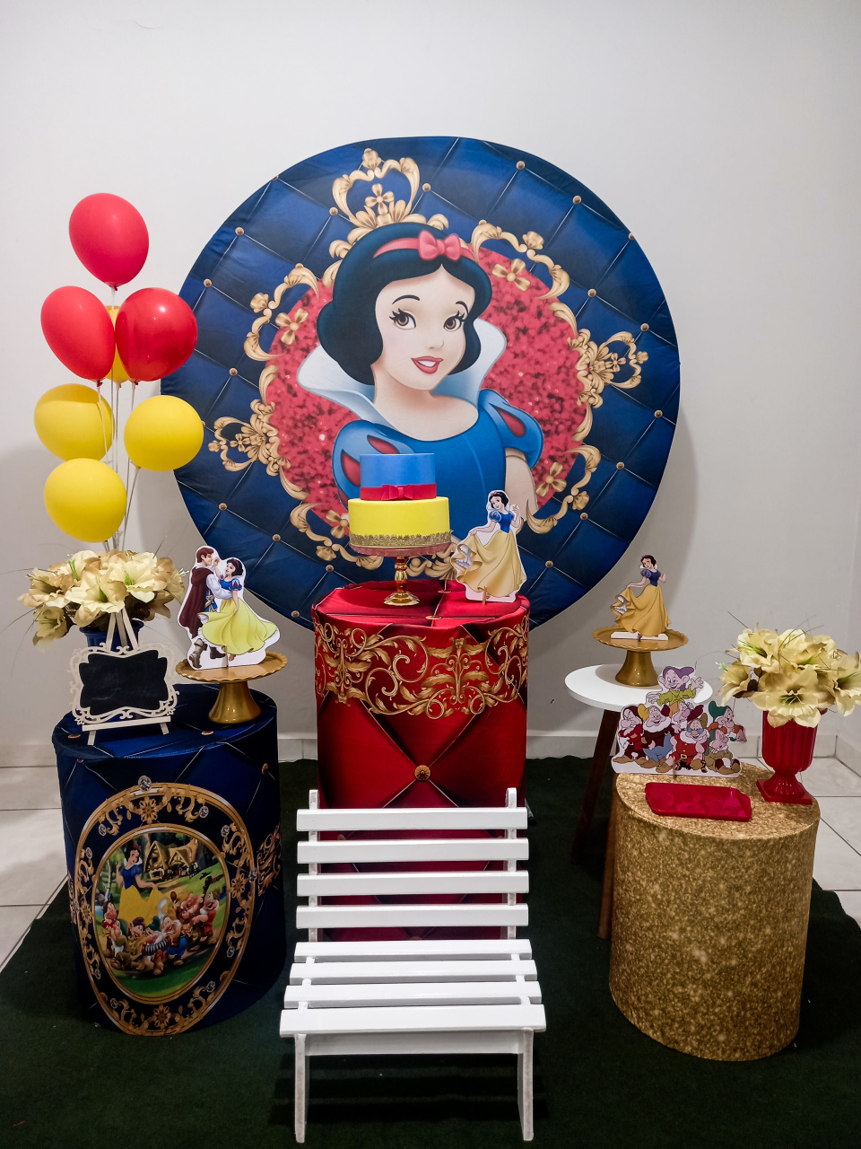 Kit Branca de Neve Prata - Bel Decora Pegue e Monte