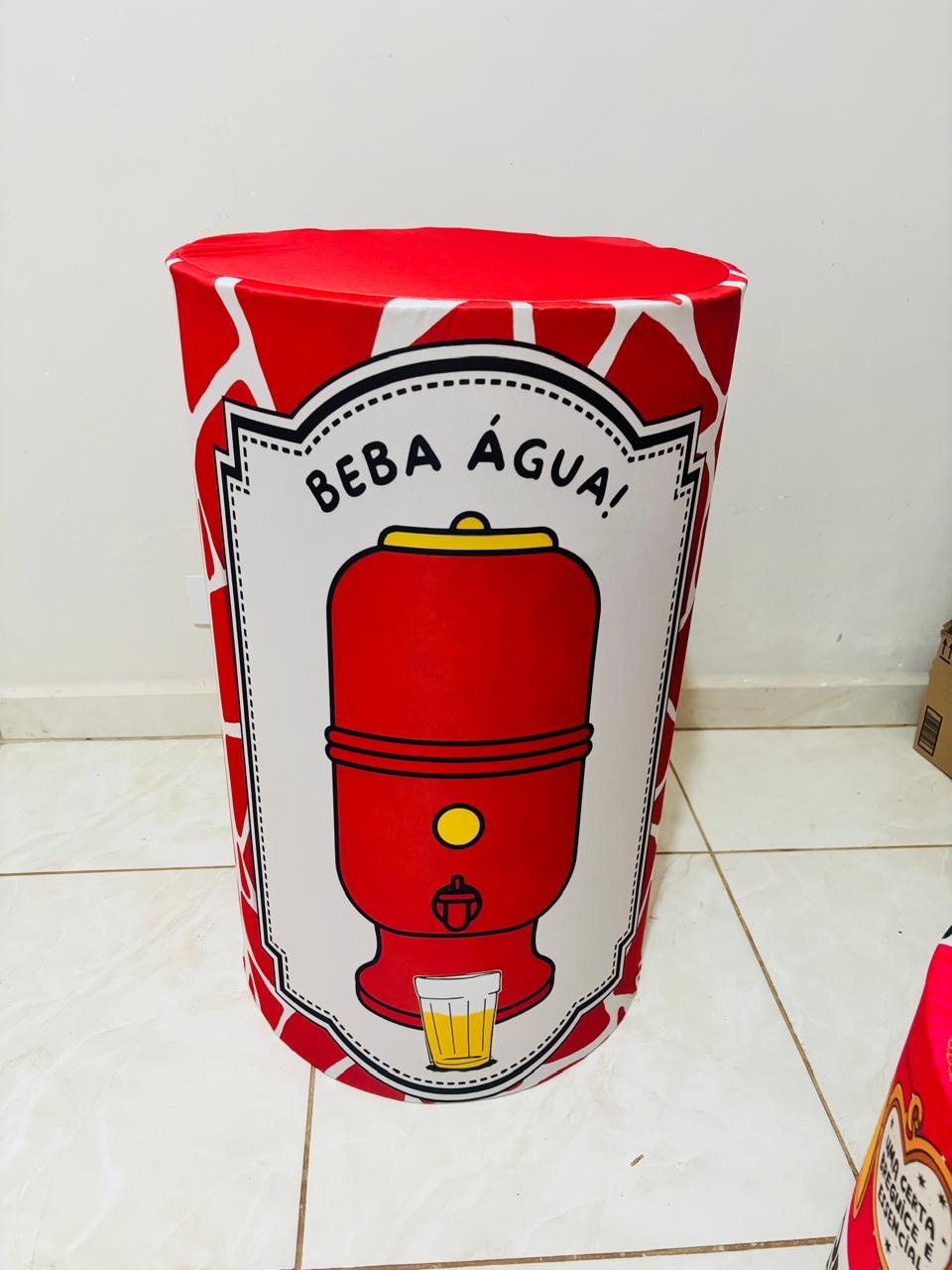 Capa Cilindro Brasilidades G - Bel Decora Pegue e Monte