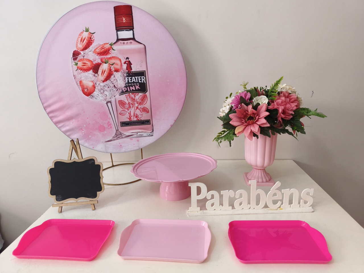 Mini Kit Gin Pink - Bel Decora Pegue e Monte