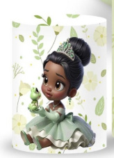 Capa Cilindro Media Princesa Tiana - Bel Decora Pegue e Monte