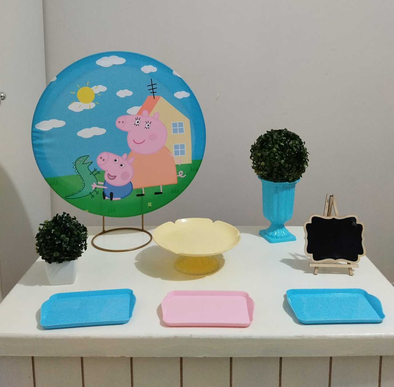 Mini Kit Bronze Pepa Pig - Bel Decora Pegue e Monte