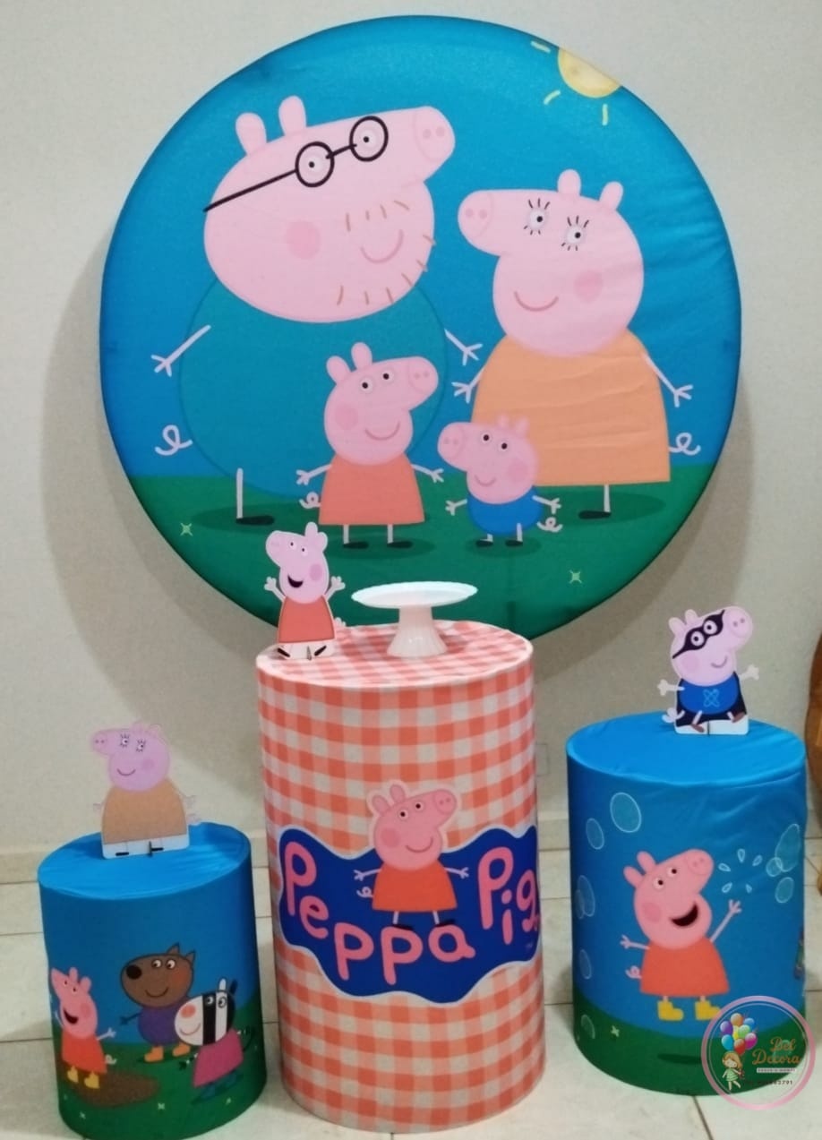 Kit Básico Pepa Pig - Bel Decora Pegue e Monte