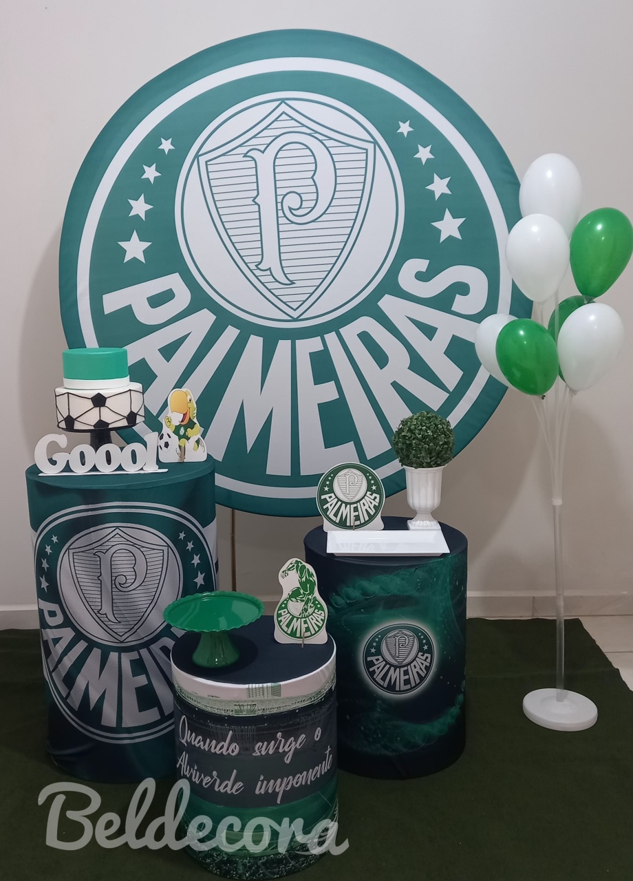 Palmeiras Com Suporte de Baloes - Bel Decora Pegue e Monte