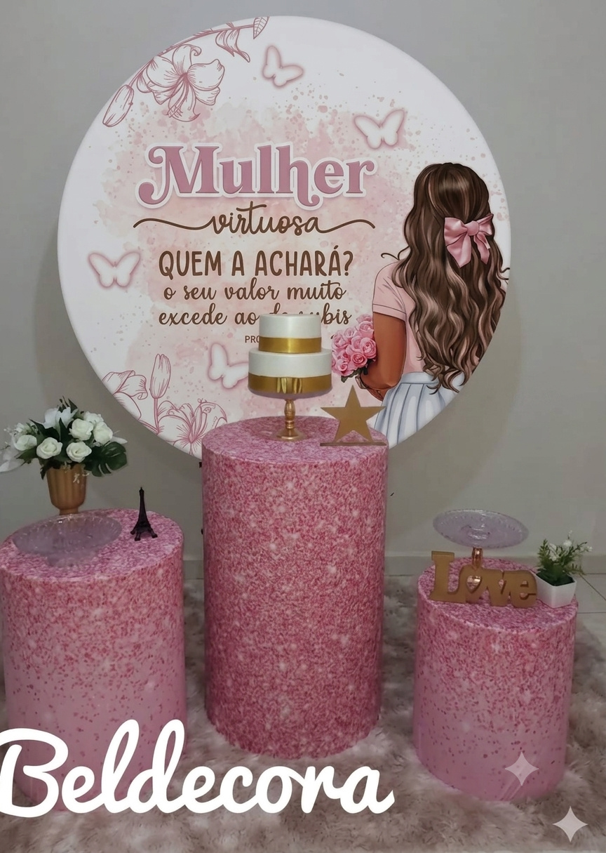 Mulher Virtuosa Bronze - Bel Decora Pegue e Monte