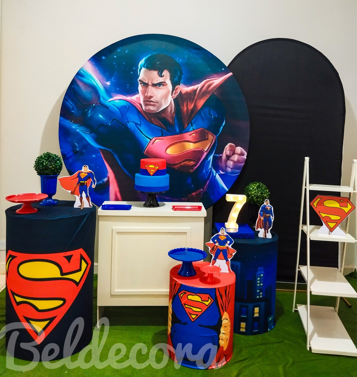 Super Man Ouro - Bel Decora Pegue e Monte