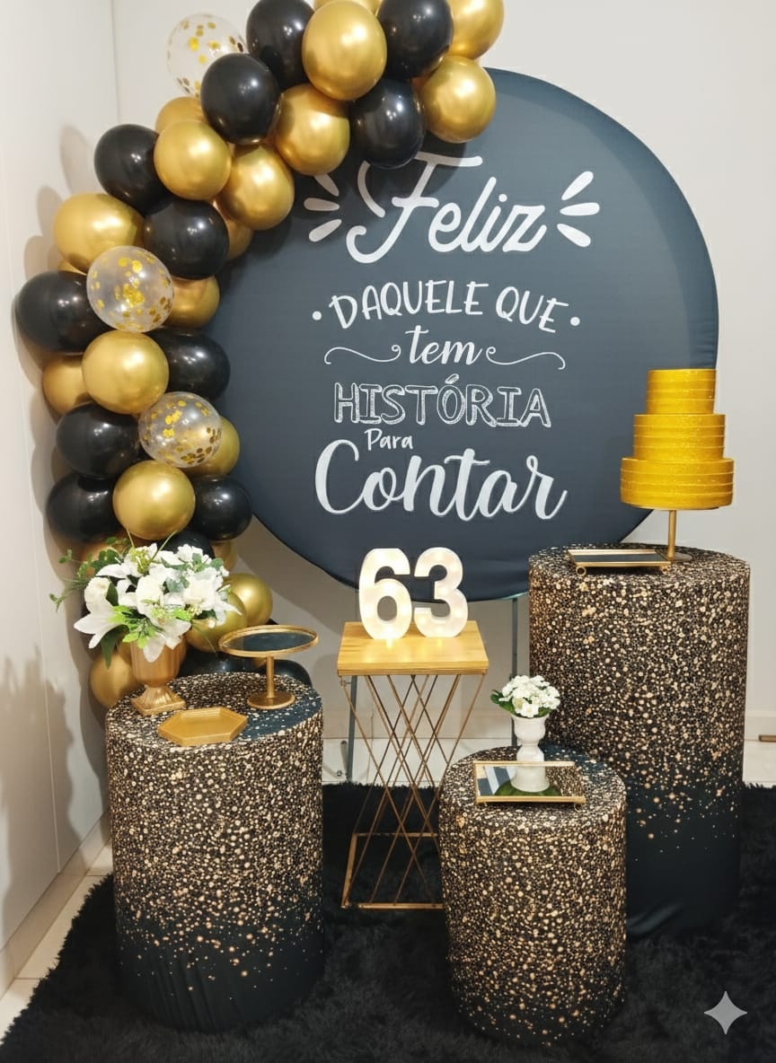 Feliz Daquele Que Tem História Para Contar Prata - Bel Decora Pegue e Monte