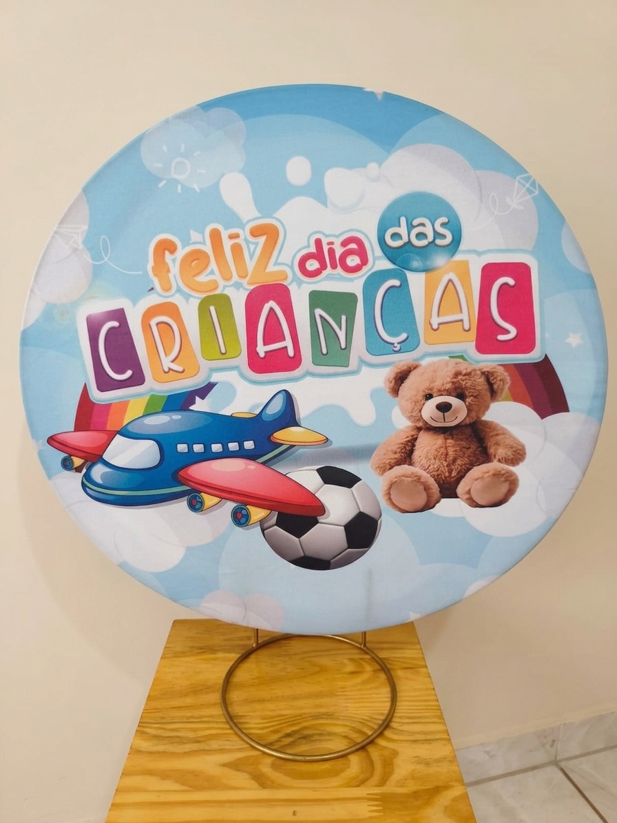 Capa Painel 50X50 Dia das Crianças - Bel Decora Pegue e Monte