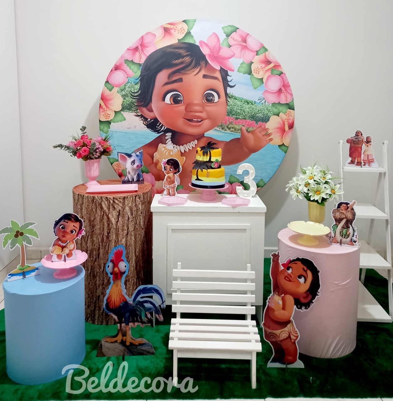 Kit Moana Baby Prata - Bel Decora Pegue e Monte