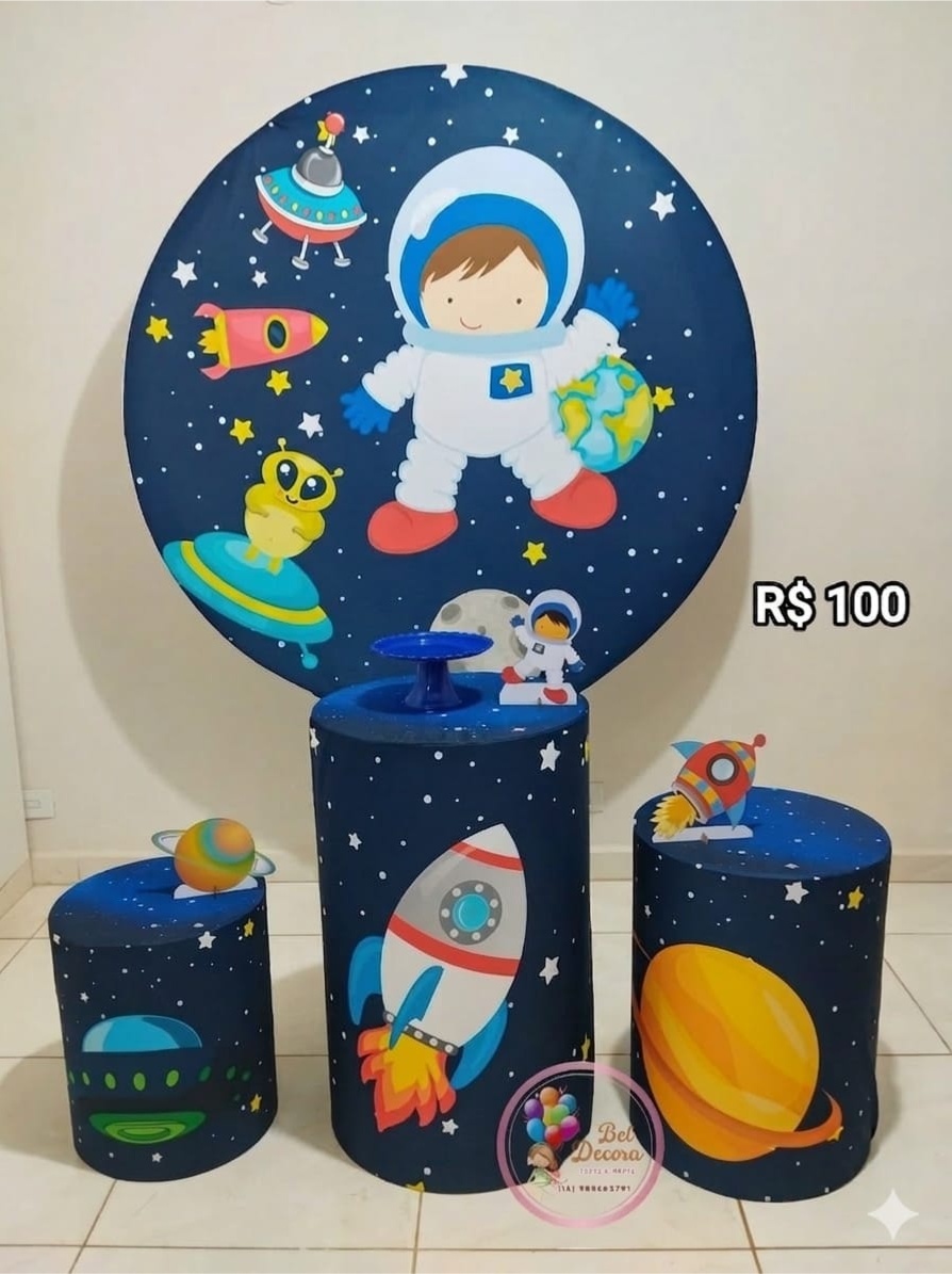 Kit Astronauta Básico - Bel Decora Pegue e Monte