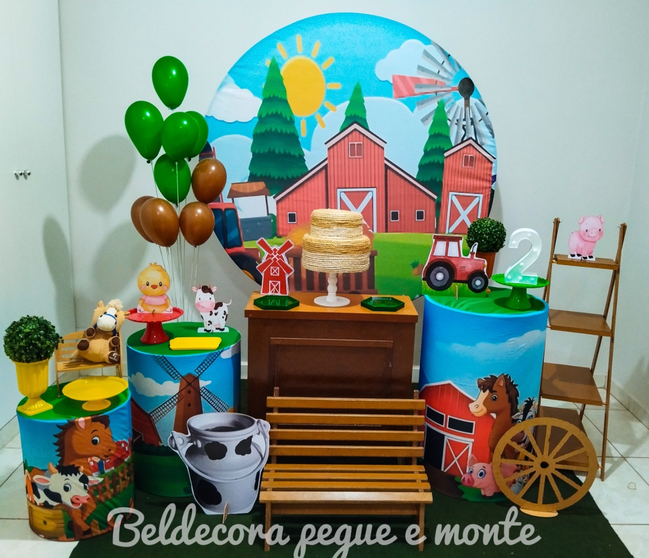 Fazendinha Ouro - Bel Decora Pegue e Monte