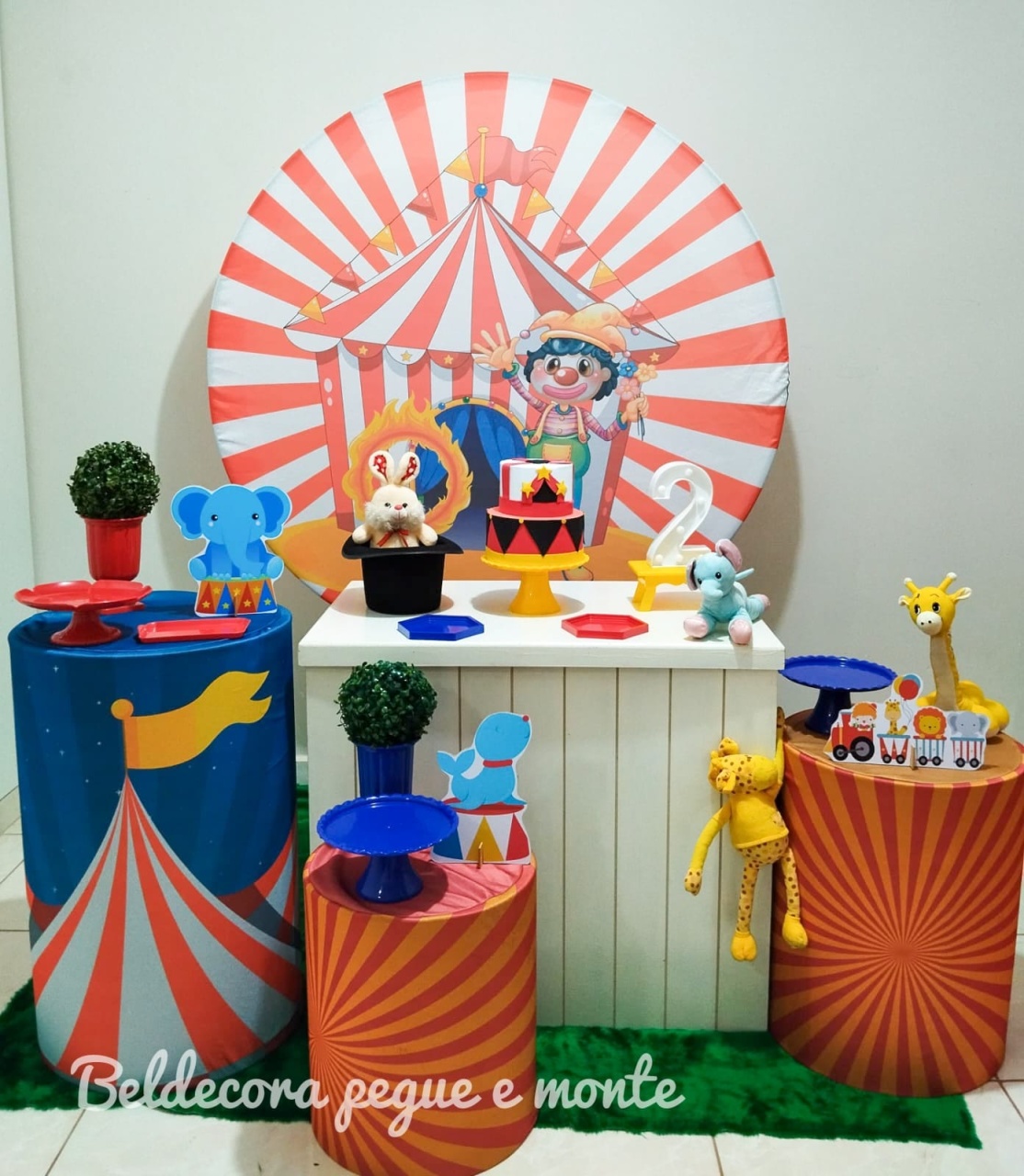 Kit Circo Prata - Bel Decora Pegue e Monte