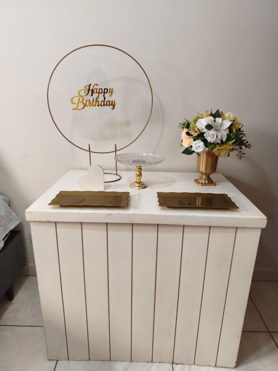 Mini Decoração de Mesa Happy Birtday - Bel Decora Pegue e Monte
