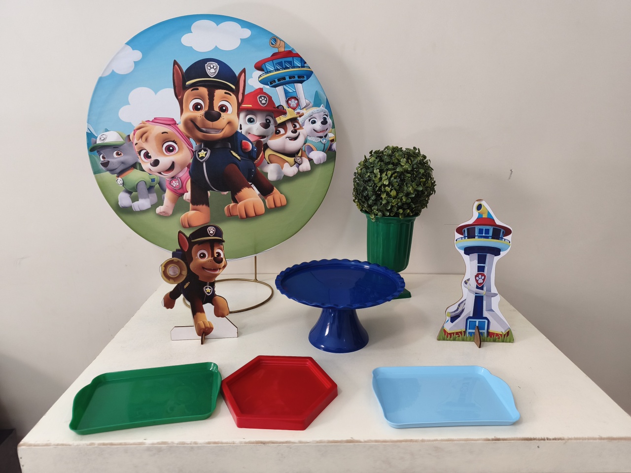 Mini Kit Patrulha Canina - Bel Decora Pegue e Monte