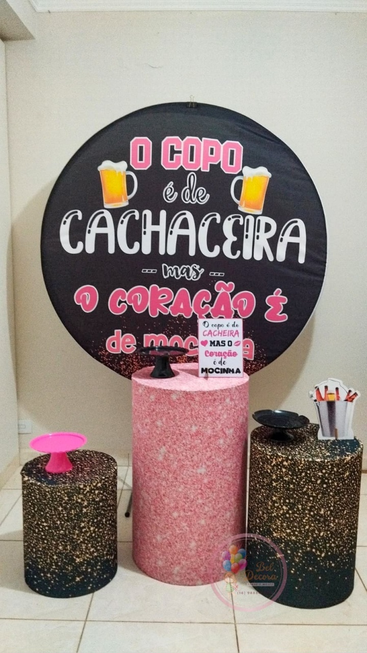 Kit Copo de Cachaceira Bronze - Bel Decora Pegue e Monte