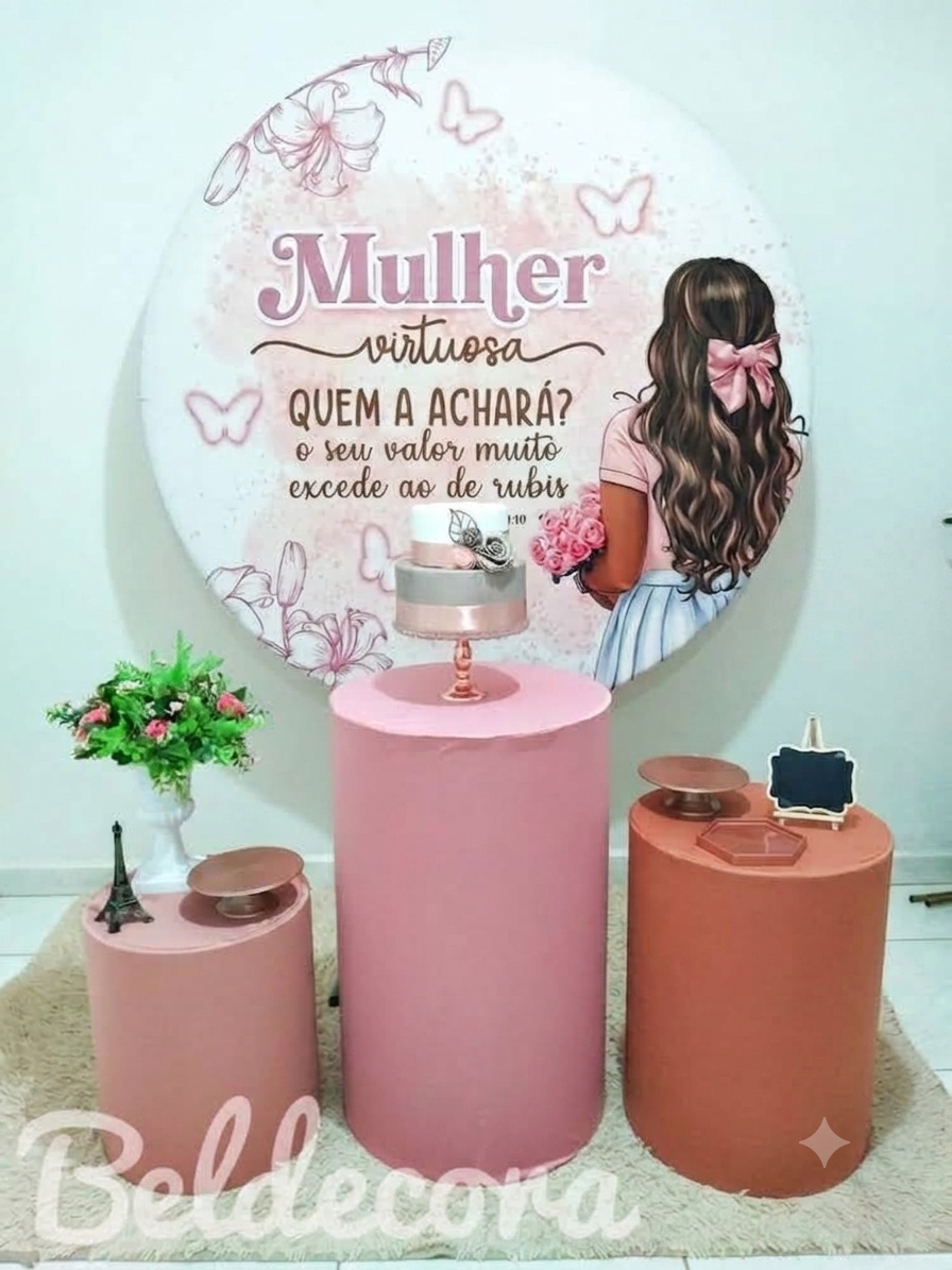 Decoração Mulher Virtuosa - Bel Decora Pegue e Monte