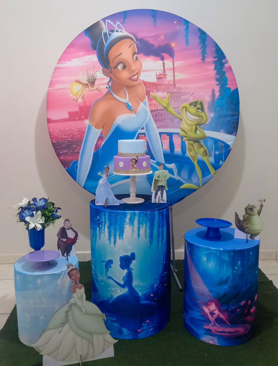 Kit Princesa Tiana Bronze - Bel Decora Pegue e Monte