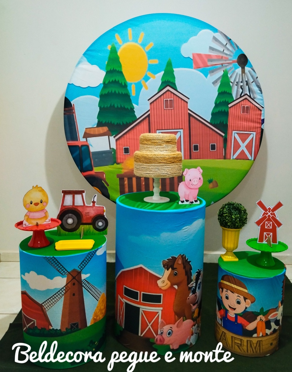 Fazendinha Bronze - Bel Decora Pegue e Monte