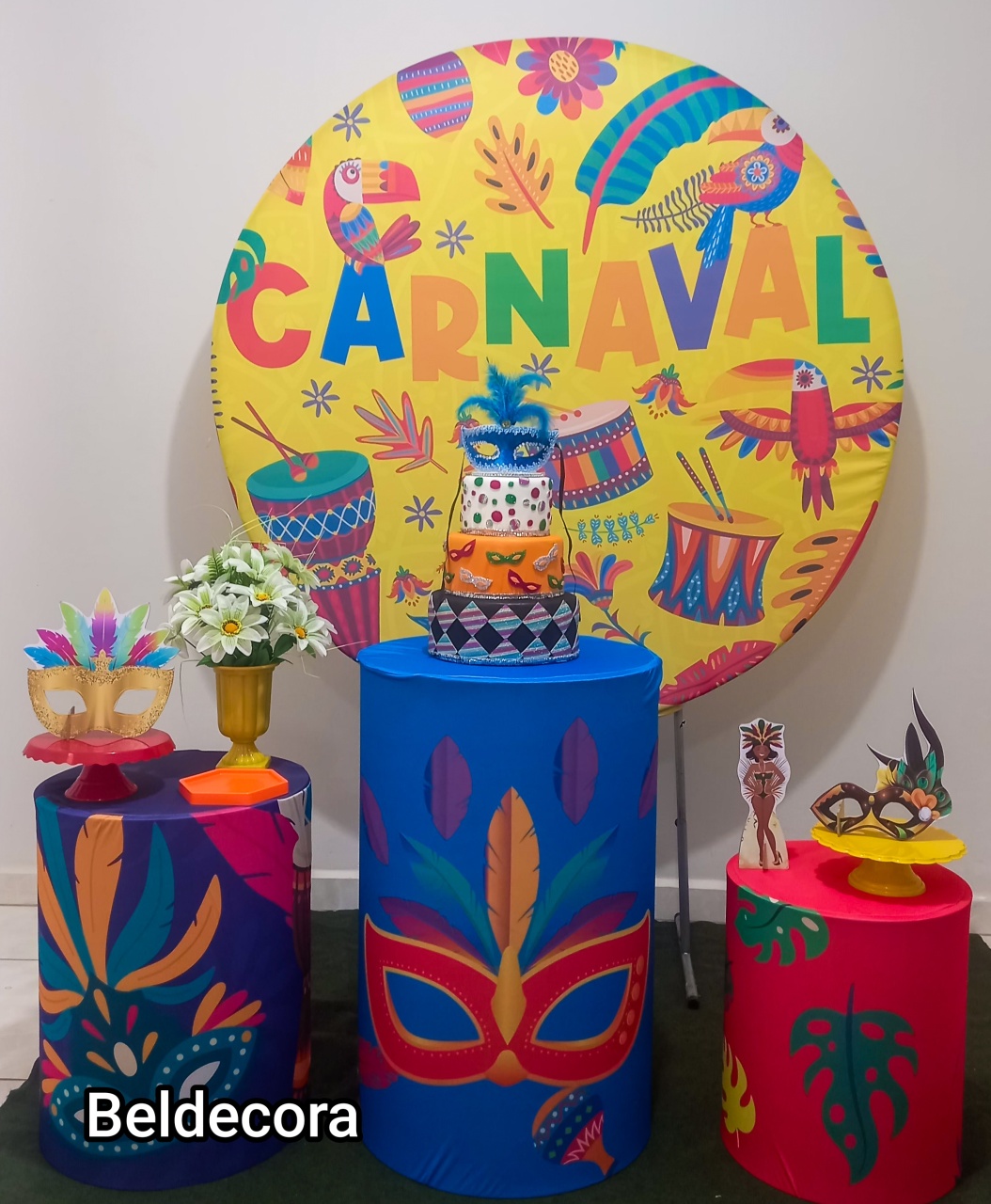 Kit Carnaval Bronze - Bel Decora Pegue e Monte
