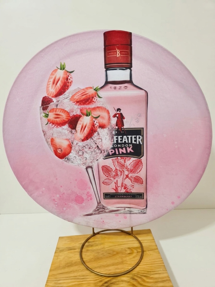 Capa de Painel 50X50 Gin Pink - Bel Decora Pegue e Monte