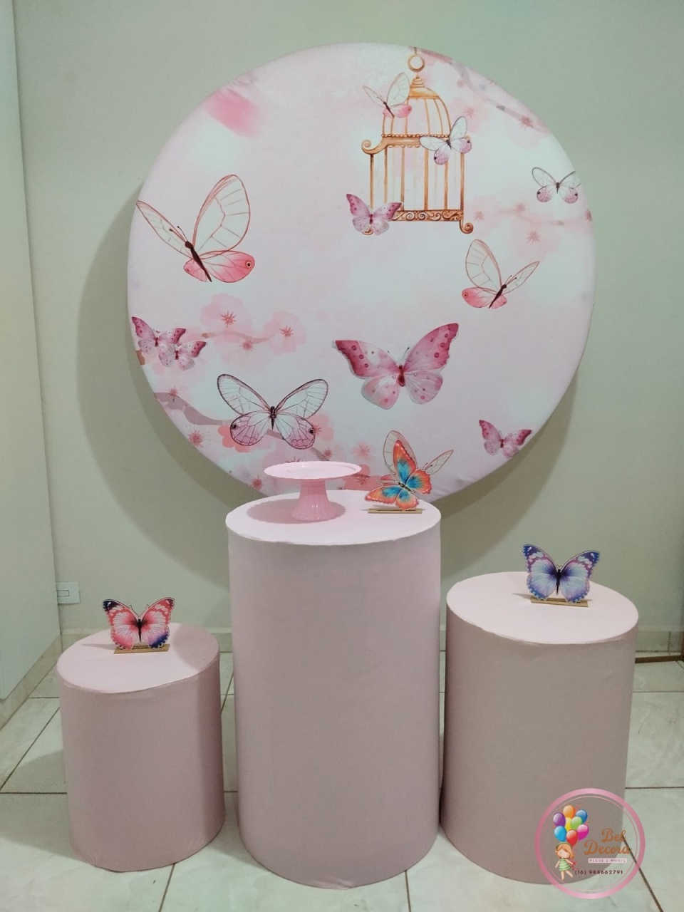 Kit Jardim das Borboletas Básico - Bel Decora Pegue e Monte