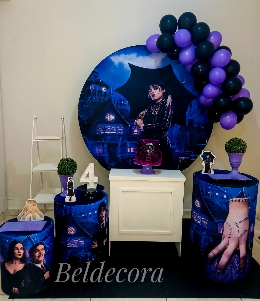 Wandinha Prata - Bel Decora Pegue e Monte