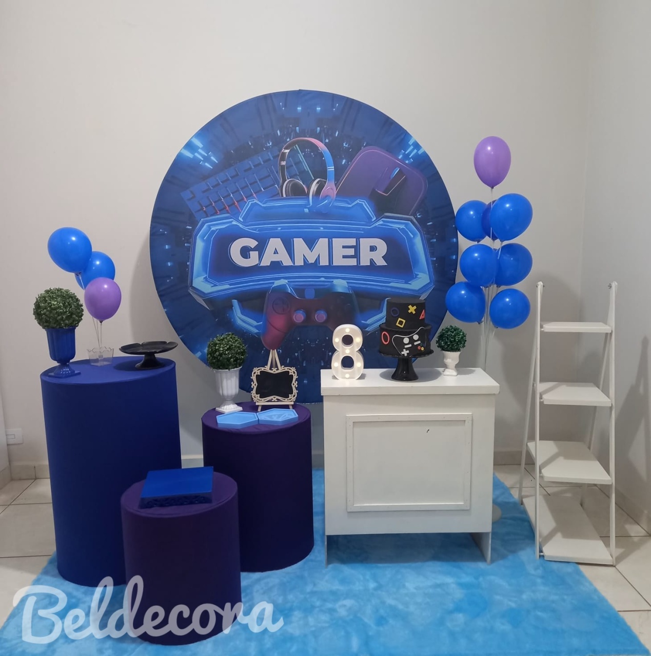 Kit Game Ouro - Bel Decora Pegue e Monte