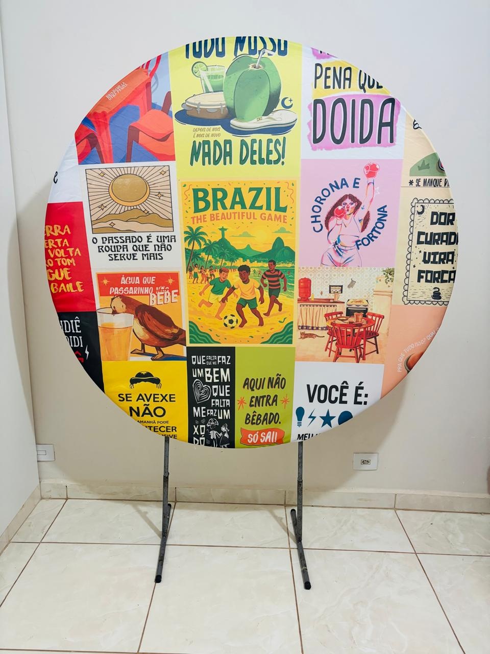 Capa Painel 1,50 Brasilidades - Bel Decora Pegue e Monte
