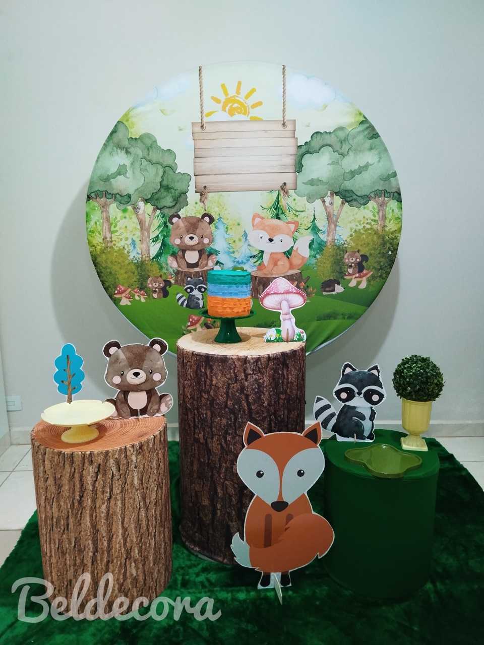 Kit Bosque Encantado Bronze - Bel Decora Pegue e Monte
