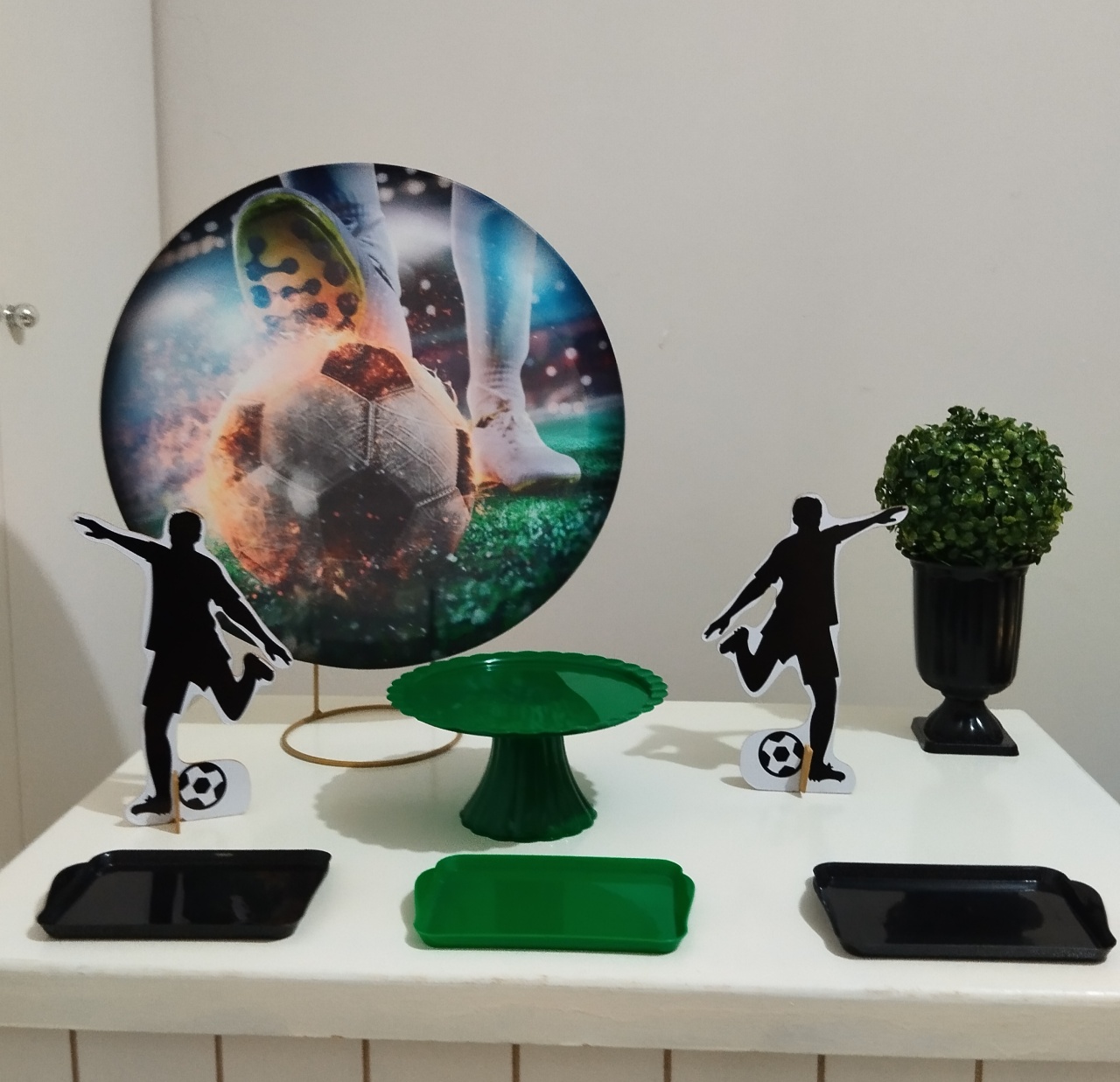 Mini Kit Bronze Futebol - Bel Decora Pegue e Monte