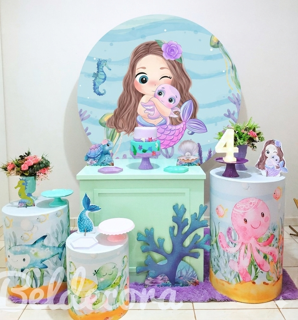 Kit Sereia Ii Prata - Bel Decora Pegue e Monte
