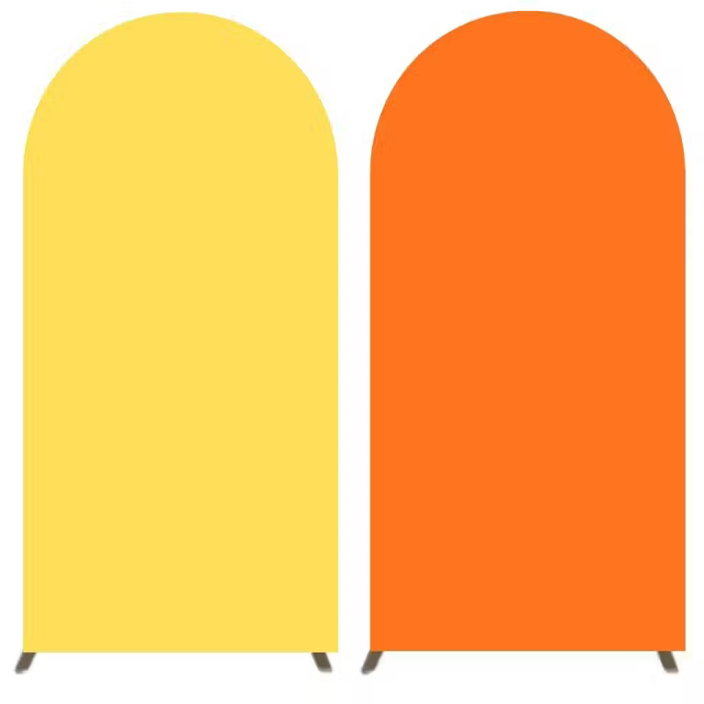 Capa Painel Romano Amarelo/Laranja - Bel Decora Pegue e Monte