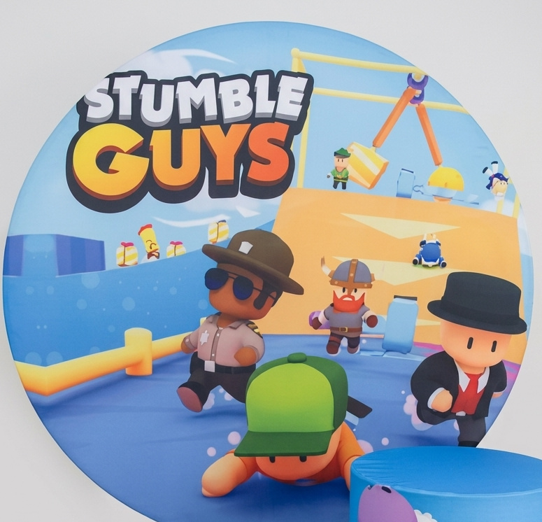 Capa de Painel 1,5 Stumble Guys - Bel Decora Pegue e Monte