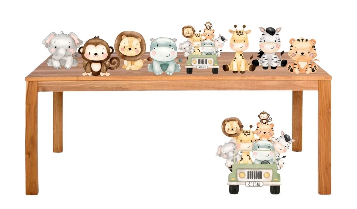 Display Mdf Safari - KC Artigos para Festas e Decorações 
