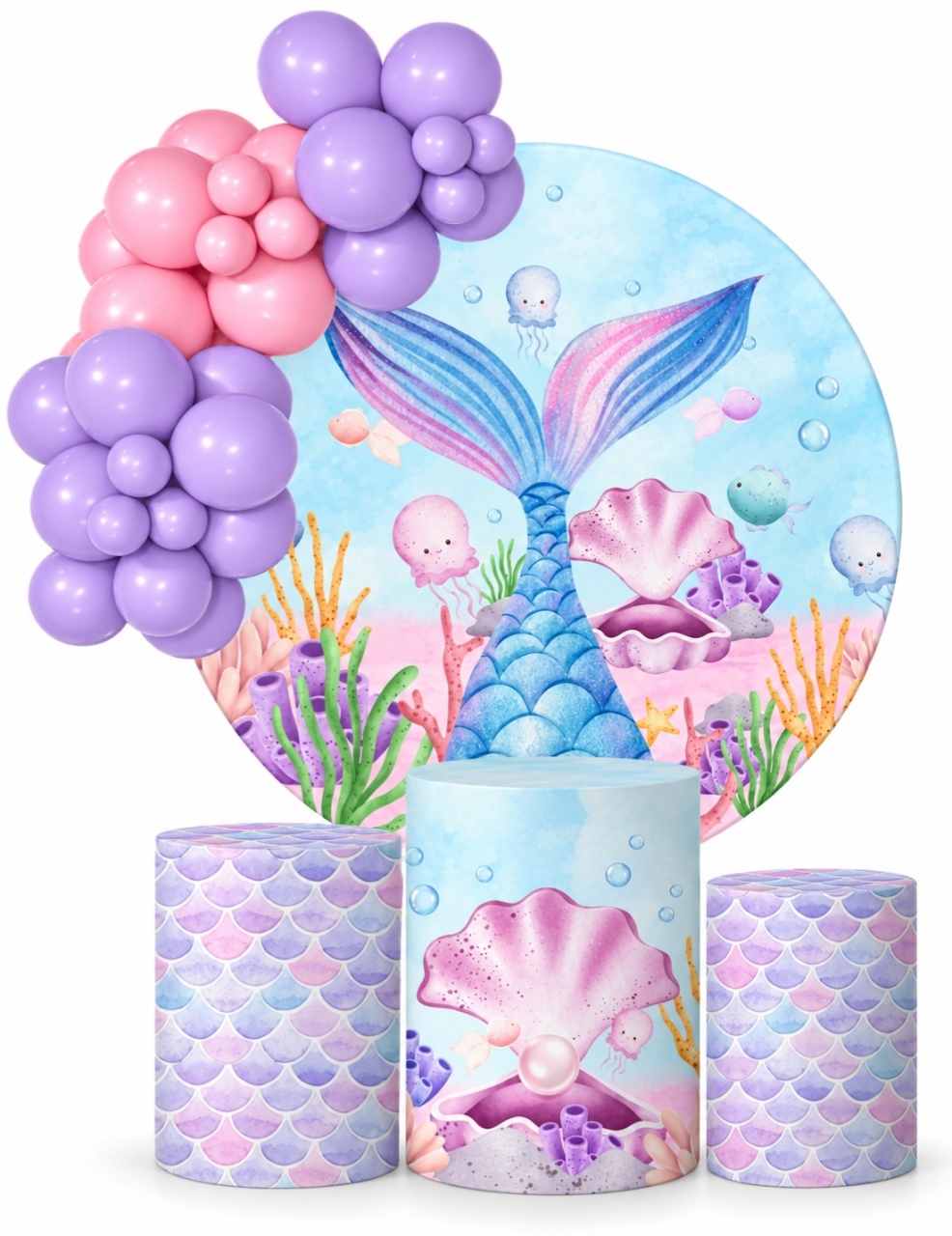 Kit Pegue E Monte Fundo Do Mar - KC Artigos para Festas e Decorações 