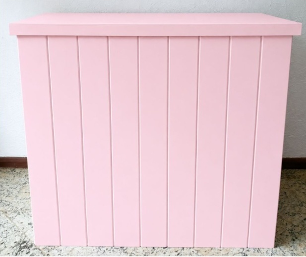 Mesa Ripada Rosa - KC Artigos para Festas e Decorações 
