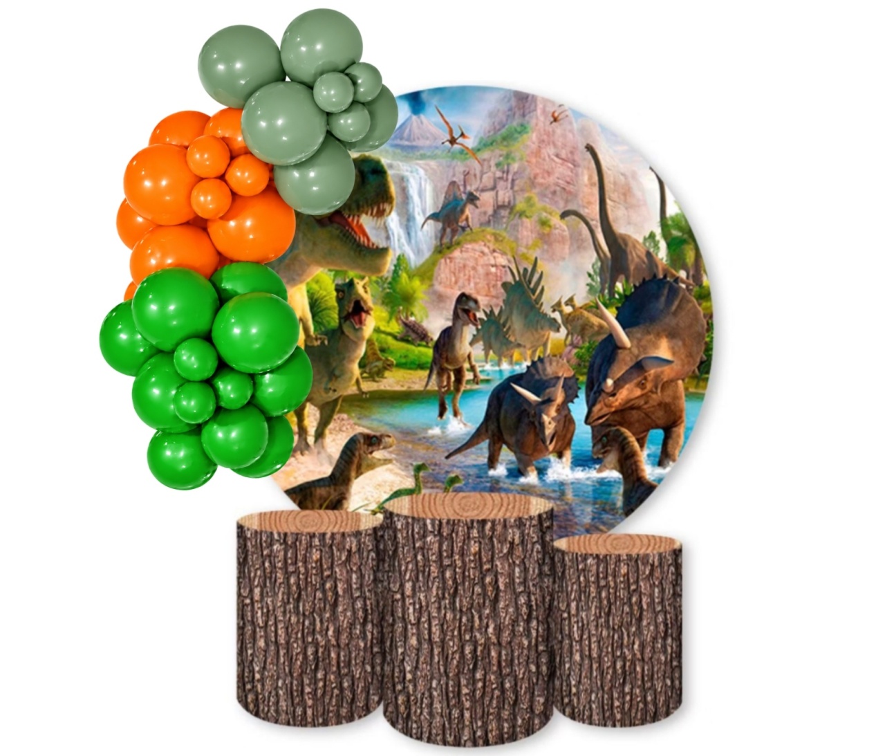 Kit Pegue E Monte Dinossauro - KC Artigos para Festas e Decorações 