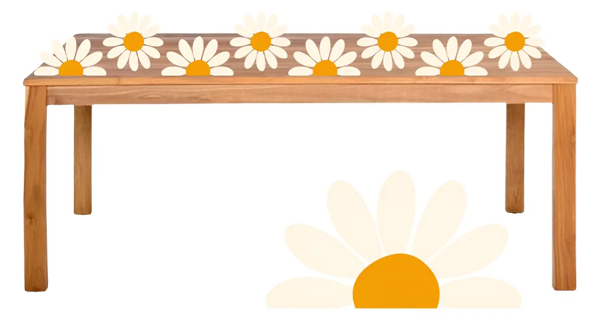 Displays Margaridas Mdf - KC Artigos para Festas e Decorações 