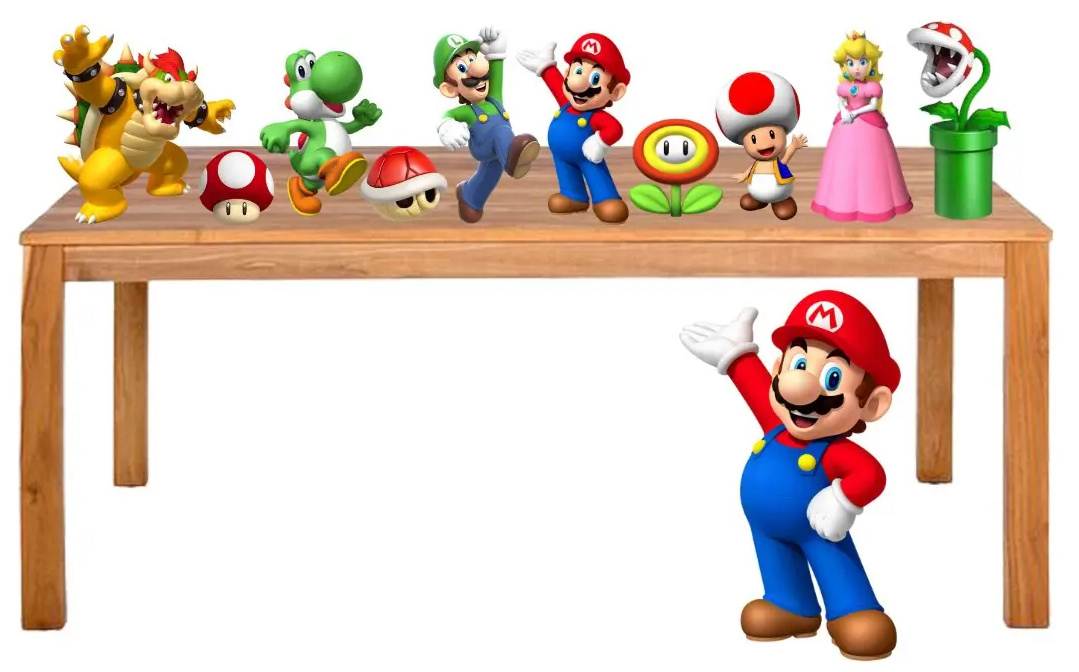 Displays Super Mario Mdf - KC Artigos para Festas e Decorações 