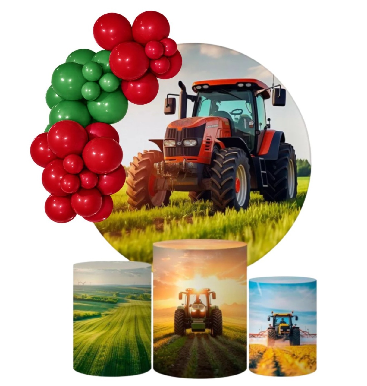 Kit Pegue E Monte Trator - KC Artigos para Festas e Decorações 