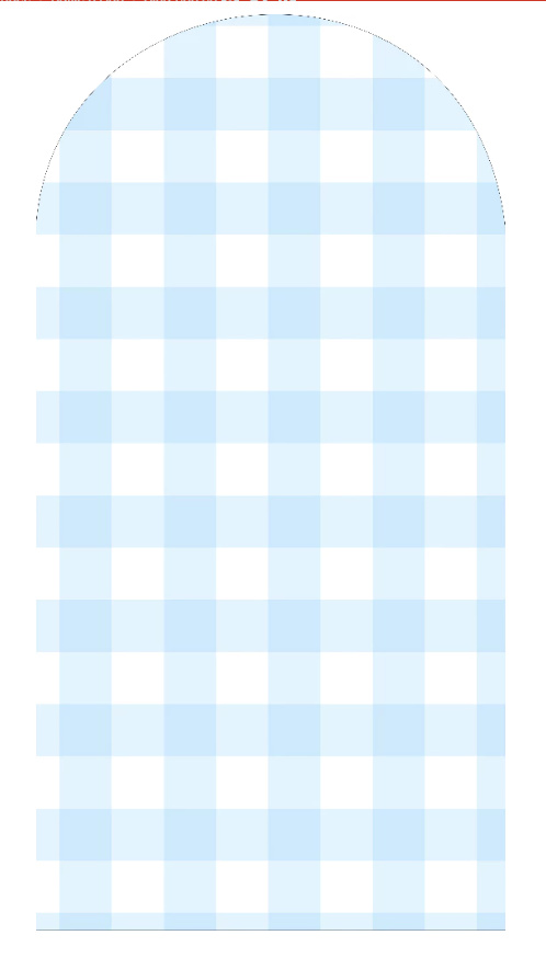 Capa Painel Romano 2X1 Xadrez Azul - KC Artigos para Festas e Decorações 