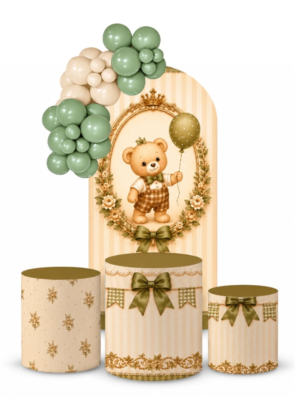 Kit Pegue E Monte Ursinho - KC Artigos para Festas e Decorações 