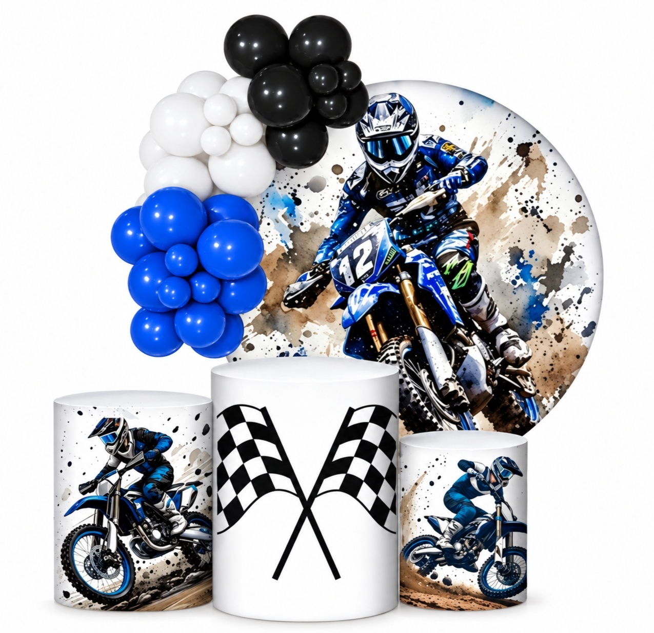 Kit Pegue E Monte Motocross - KC Artigos para Festas e Decorações 