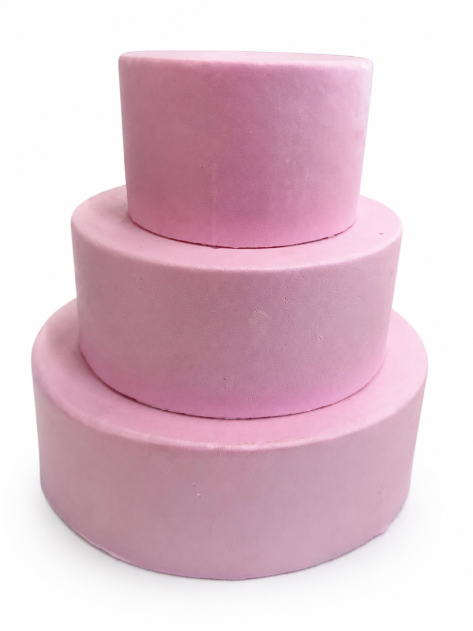 Bolo Fake Rosa - KC Artigos para Festas e Decorações 