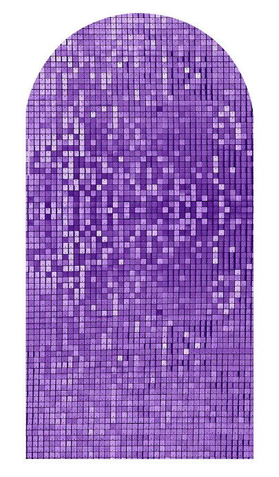 Capa Painel Romano 2X1 Roxo - KC Artigos para Festas e Decorações 
