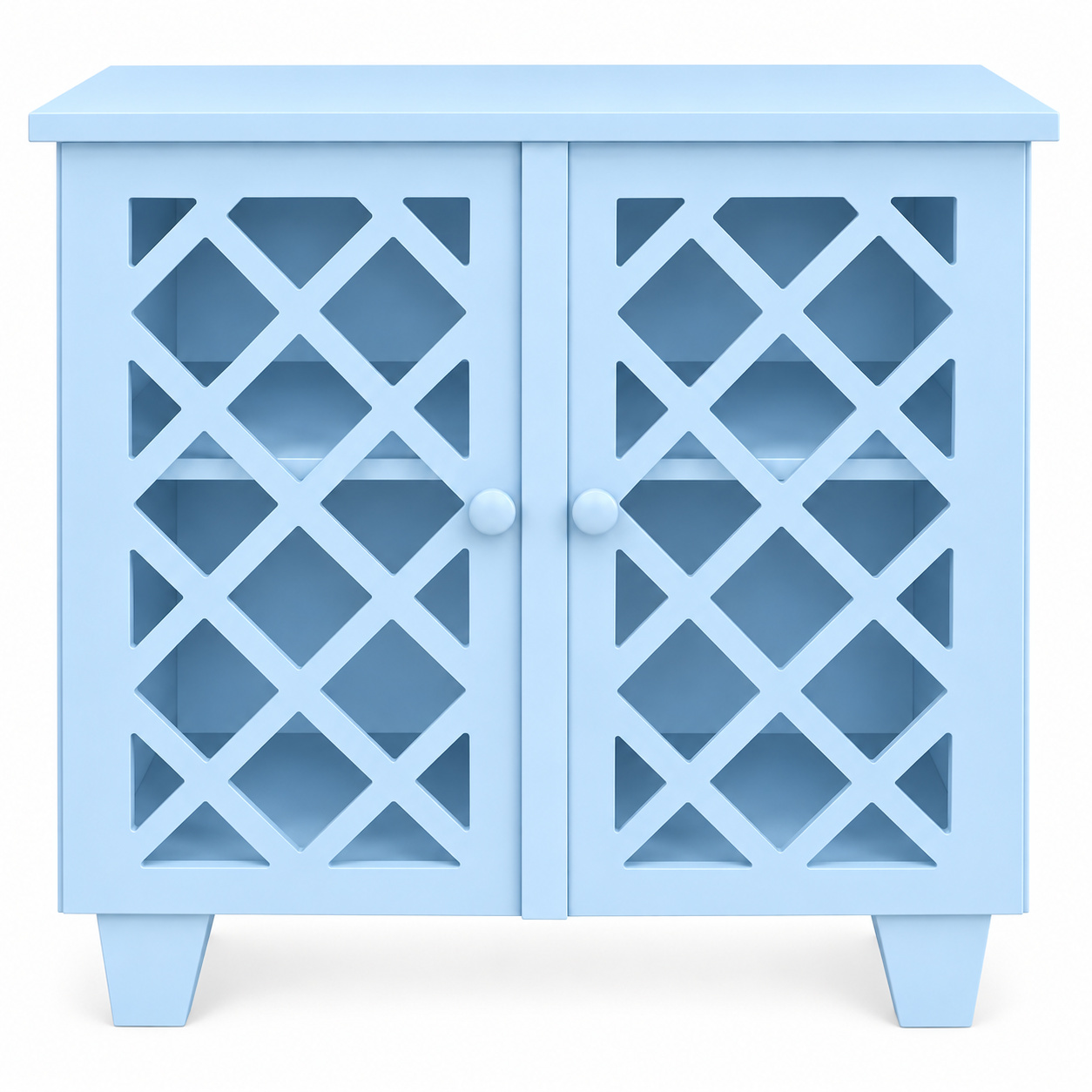 Mesa/Expositor Lembrancinhas Azul Claro - KC Artigos para Festas e Decorações 