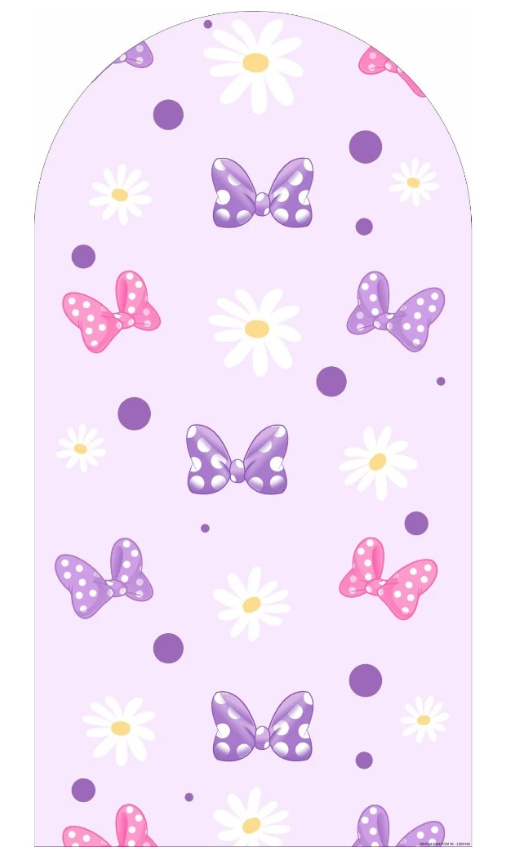Capa Painel Romano 2X1 Margarida Disney 02 - KC Artigos para Festas e Decorações 