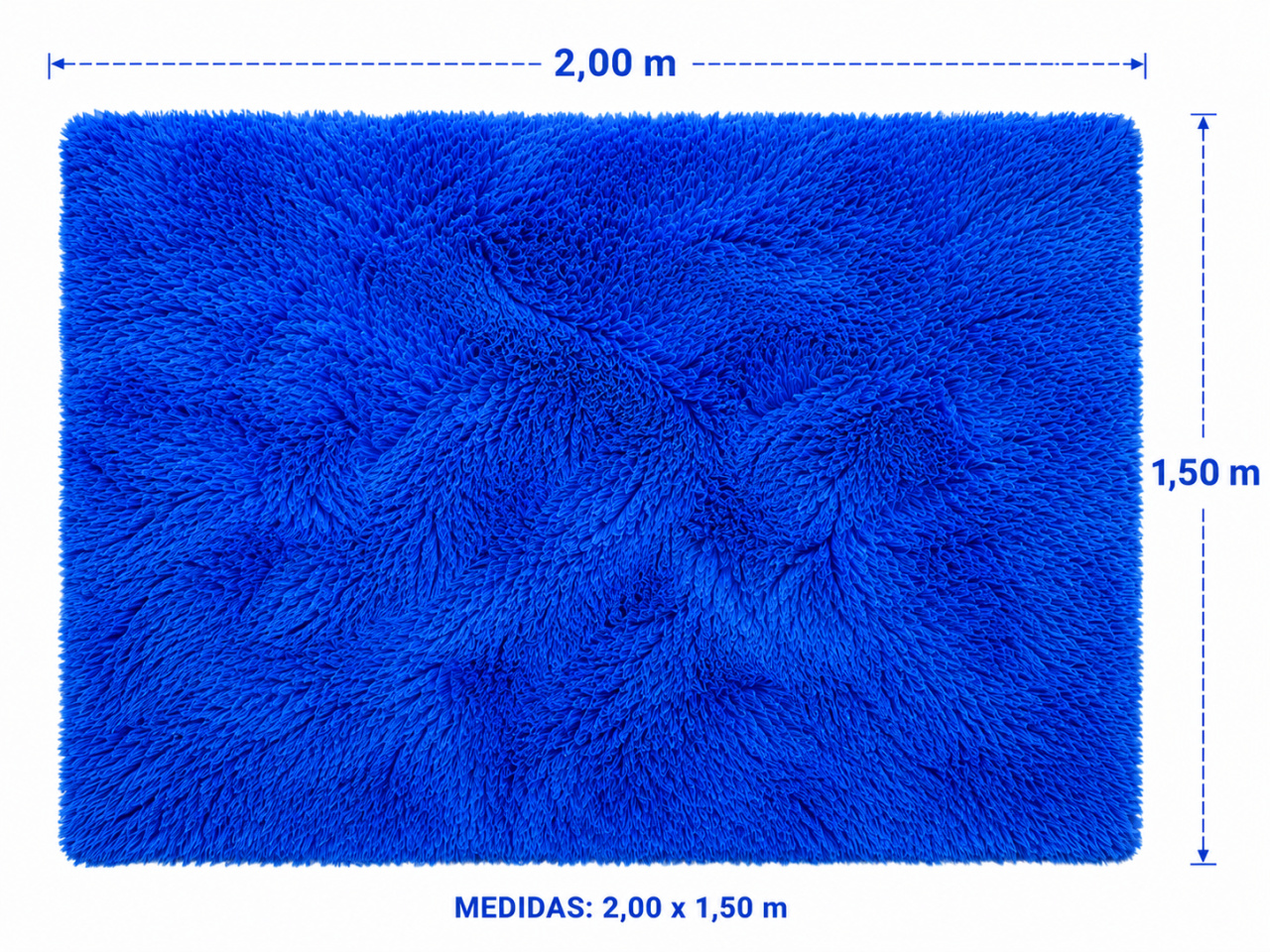Tapete Azul 2X1,5 - KC Artigos para Festas e Decorações 
