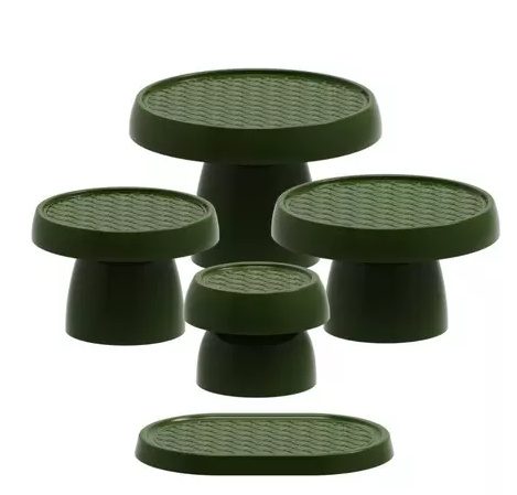 Kit Provençal Acrilico Verde Oliva - KC Artigos para Festas e Decorações 