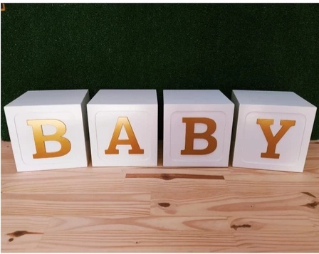 Cubos Baby Grande - KC Artigos para Festas e Decorações 